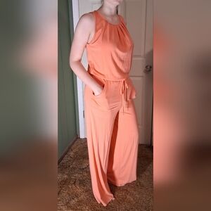 Zenana Outfitters Peach Jumpsuit